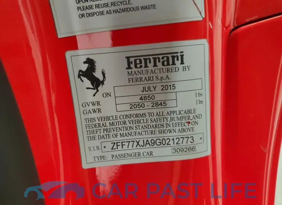 ZFF77XJA9G0212773# 12