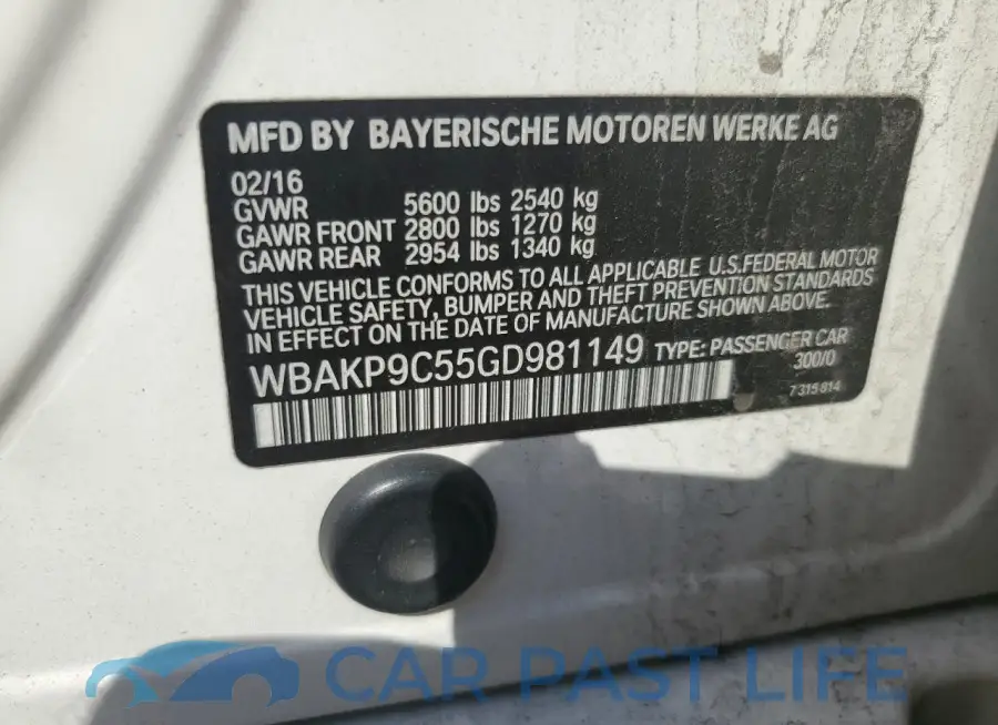 WBAKP9C55GD981149# 12