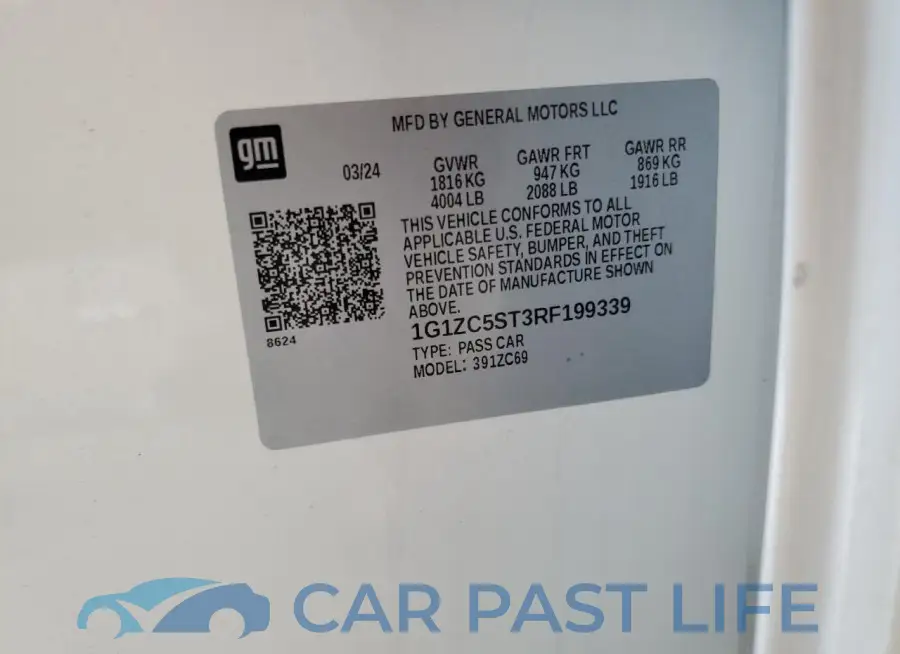 1G1ZC5ST3RF199339# 12
