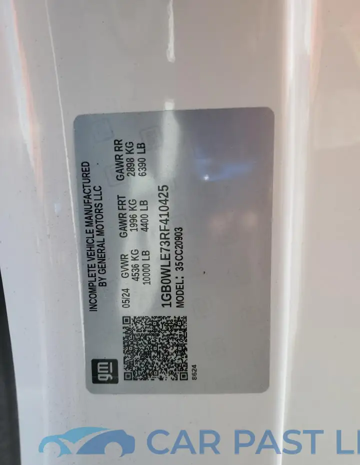 1GB0WLE73RF410425# 12