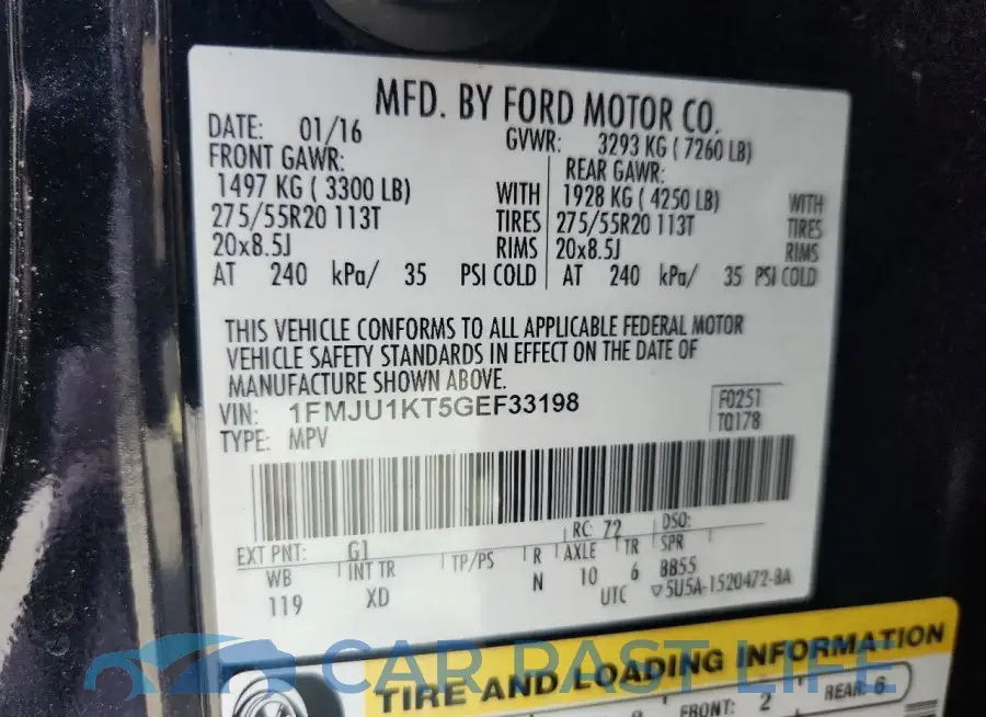 1FMJU1KT5GEF33198# 13