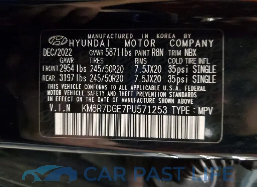 KM8R7DGE7PU571253# 13