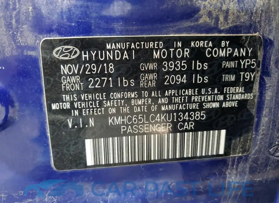 KMHC65LC4KU134385# 12