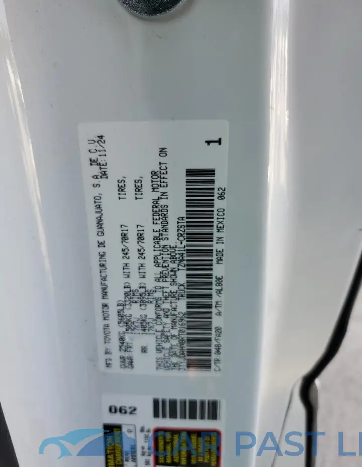 3TYJDAHN8RT016962# 12