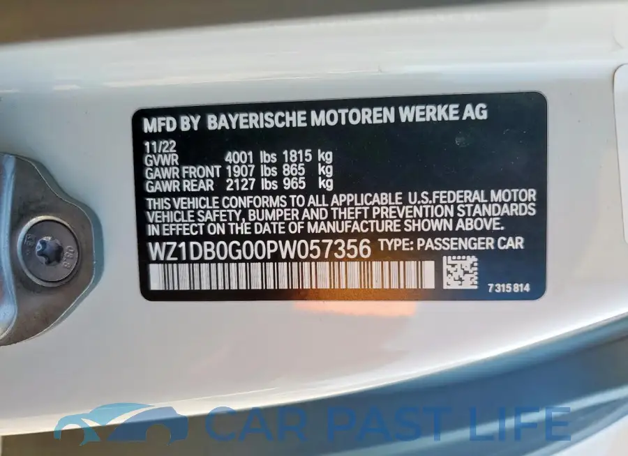 WZ1DB0G00PW057356# 12