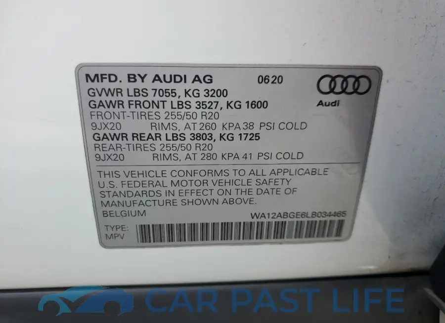 WA12ABGE6LB034465# 13