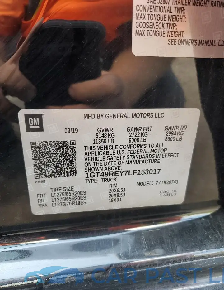 1GT49REY7LF153017# 12
