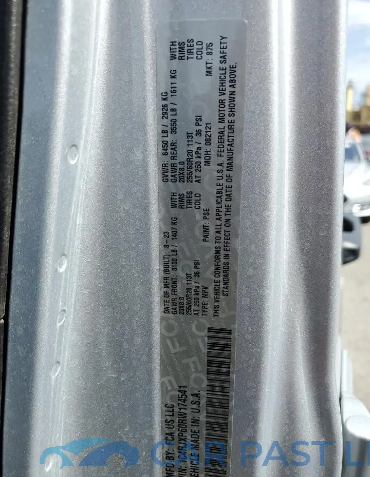 1C4RJXP60RW174541# 12