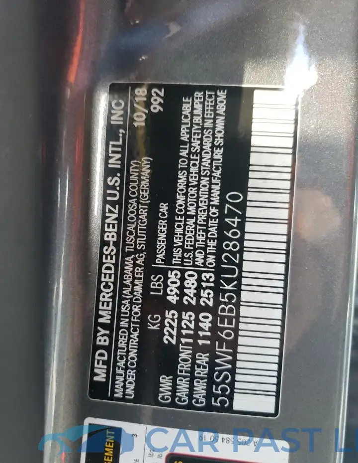 55SWF6EB5KU286470# 12