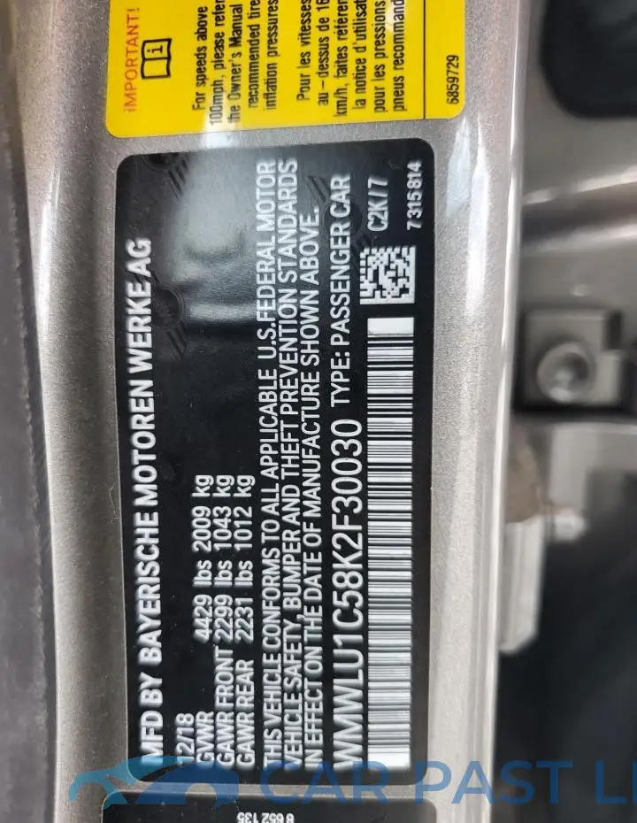 WMWLU1C58K2F30030# 12
