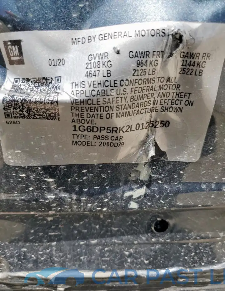 1G6DP5RK2L0125250# 13