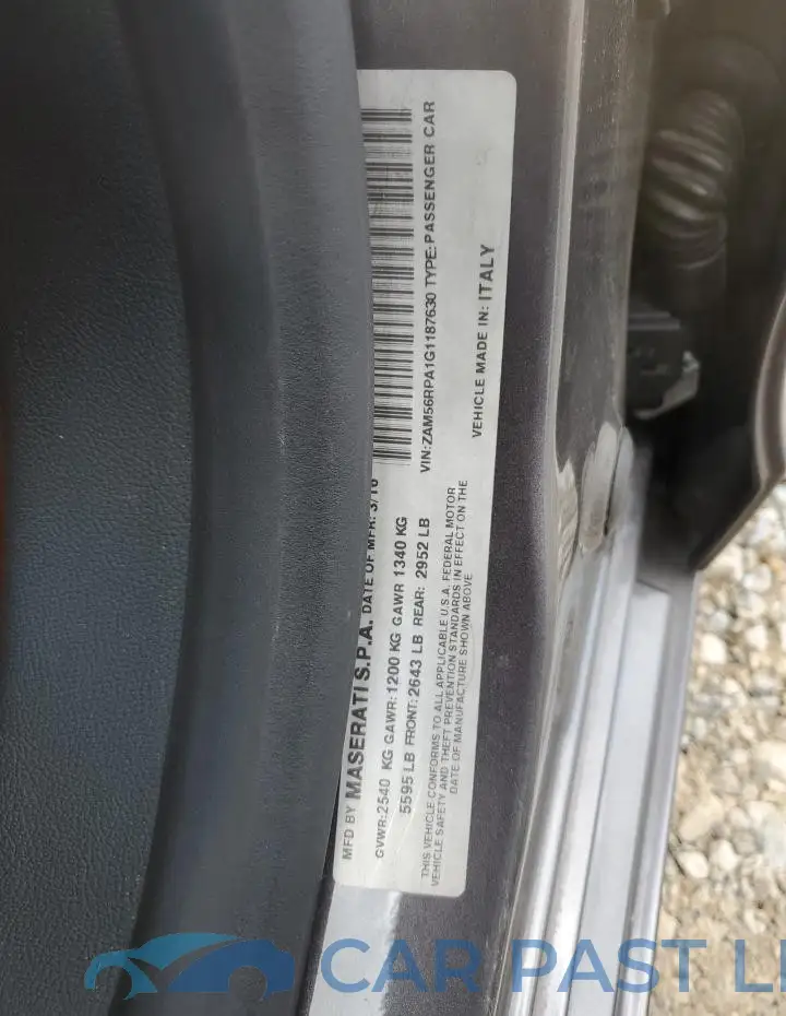 ZAM56RPA1G1187630# 13