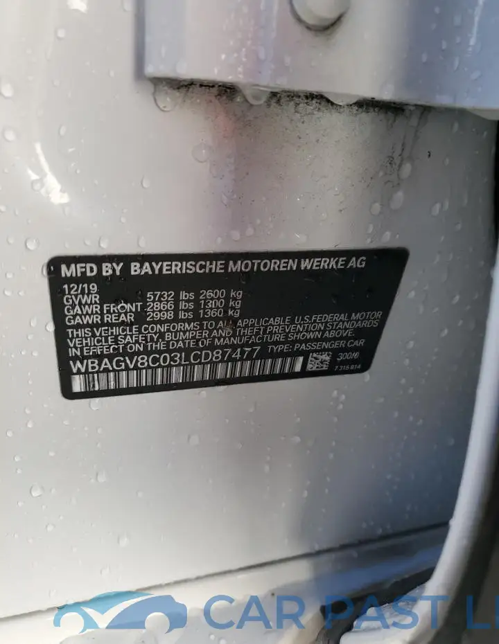 WBAGV8C03LCD87477# 12
