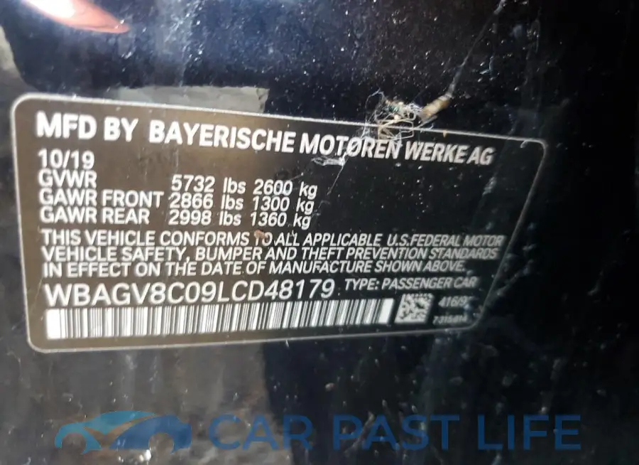 WBAGV8C09LCD48179# 12