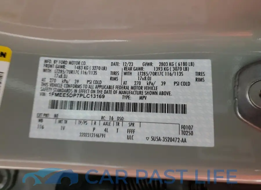 1FMEE5DP7PLC13169# 14