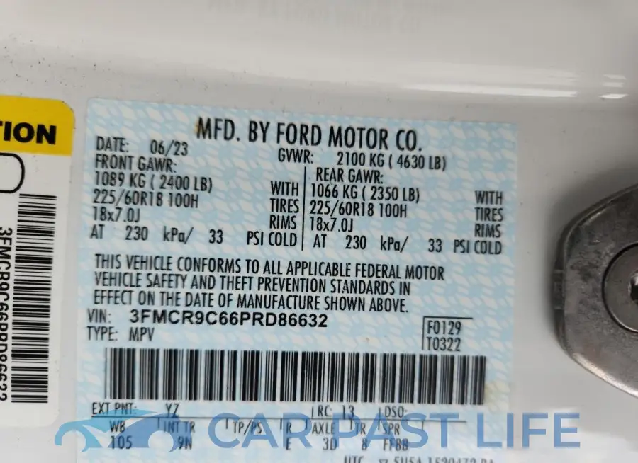 3FMCR9C66PRD86632# 13