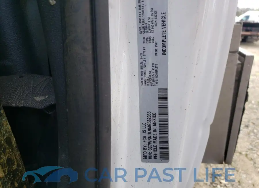 3C7WRNDL9MG562033# 10