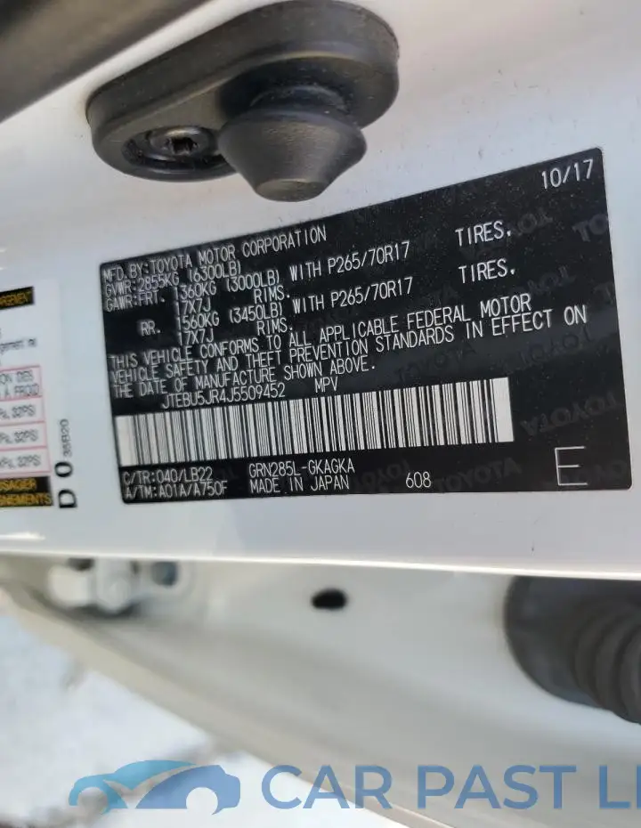 JTEBU5JR4J5509452# 13
