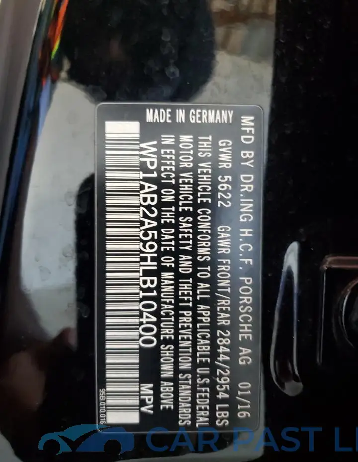 WP1AB2A59HLB10400# 12