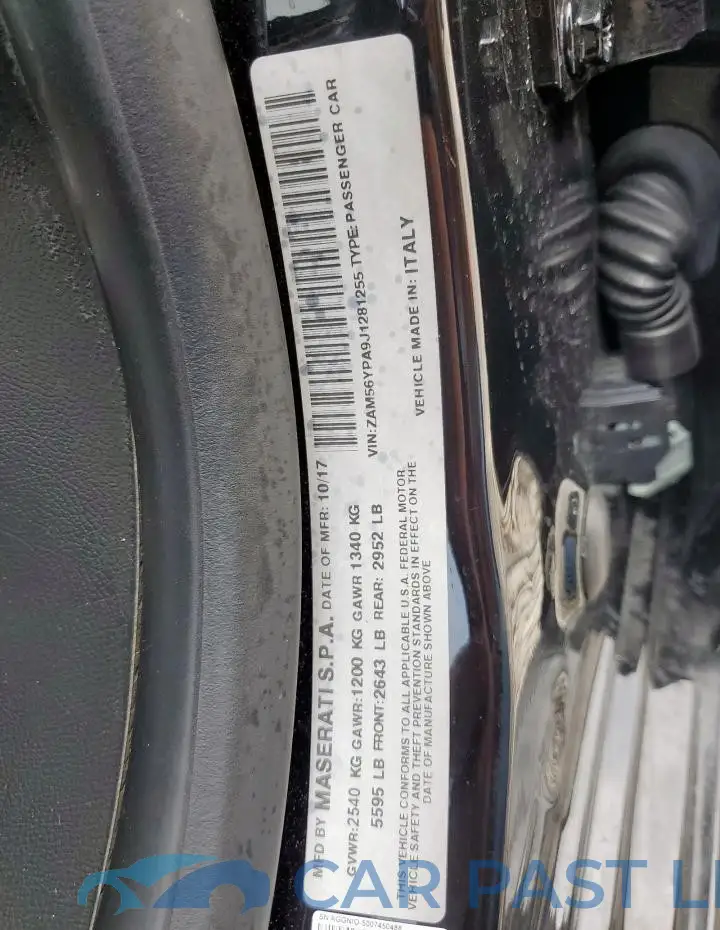 ZAM56YPA9J1281255# 13