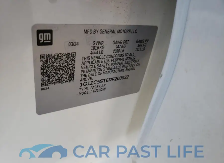 1G1ZC5ST6RF200032# 12
