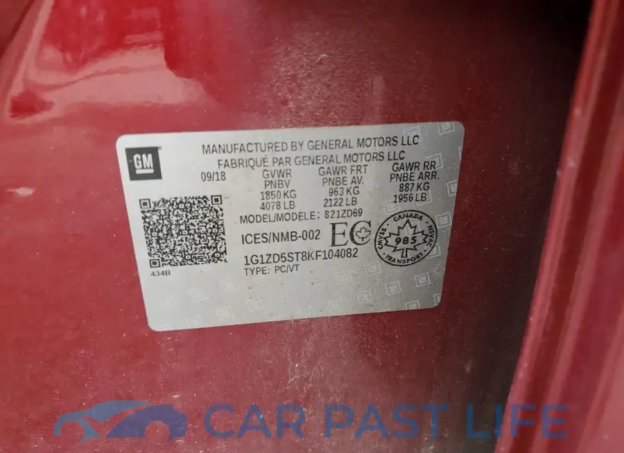 1G1ZD5ST8KF104082# 12