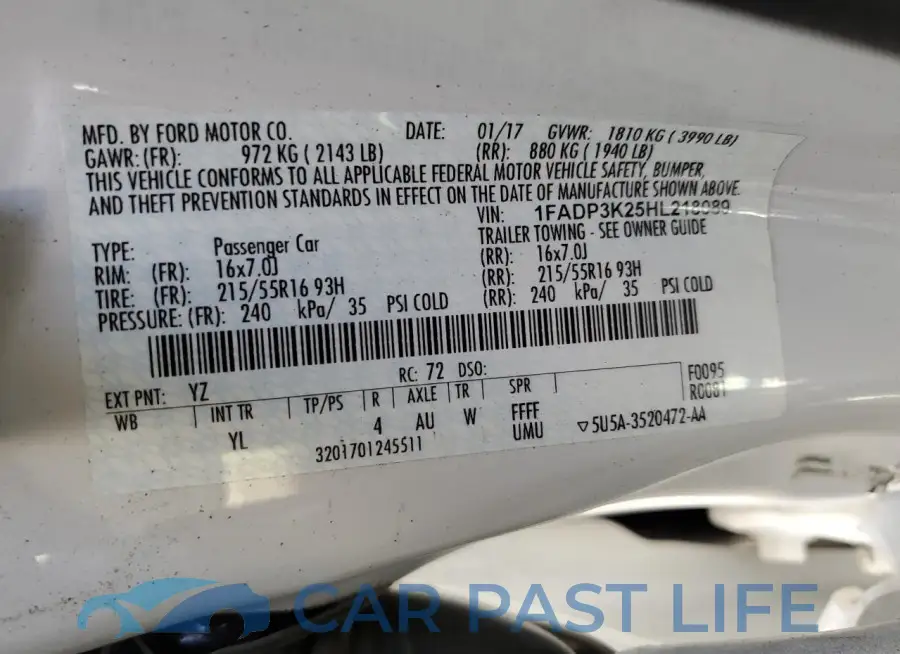 1FADP3K25HL218089# 12