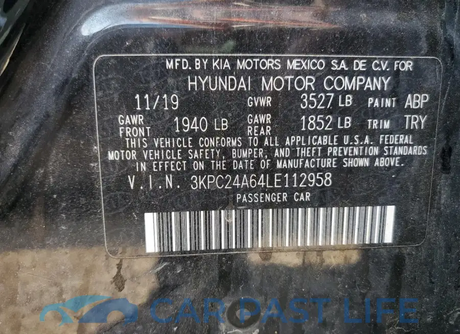3KPC24A64LE112958# 12