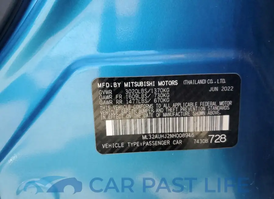 ML32AUHJ2NH008946# 12