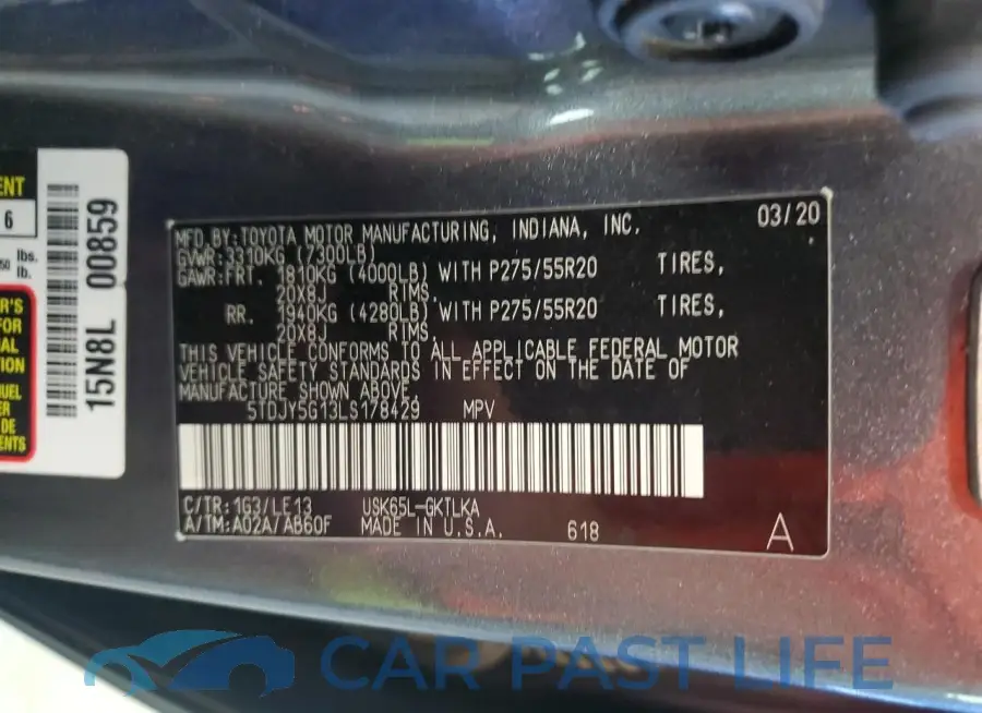 5TDJY5G13LS178429# 13