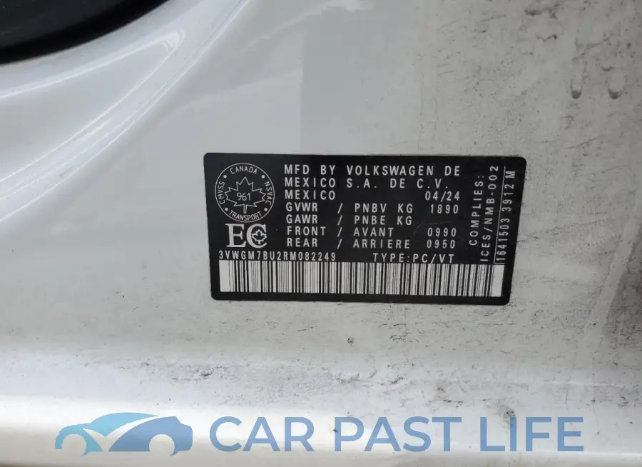 3VWGM7BU2RM082249# 12