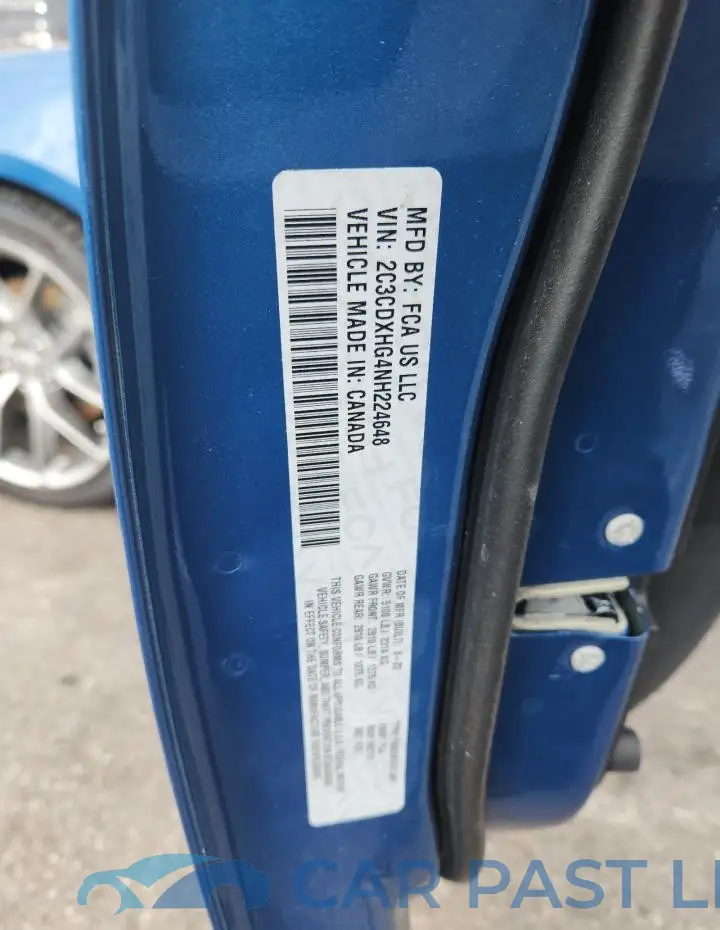 2C3CDXHG4NH224648# 12