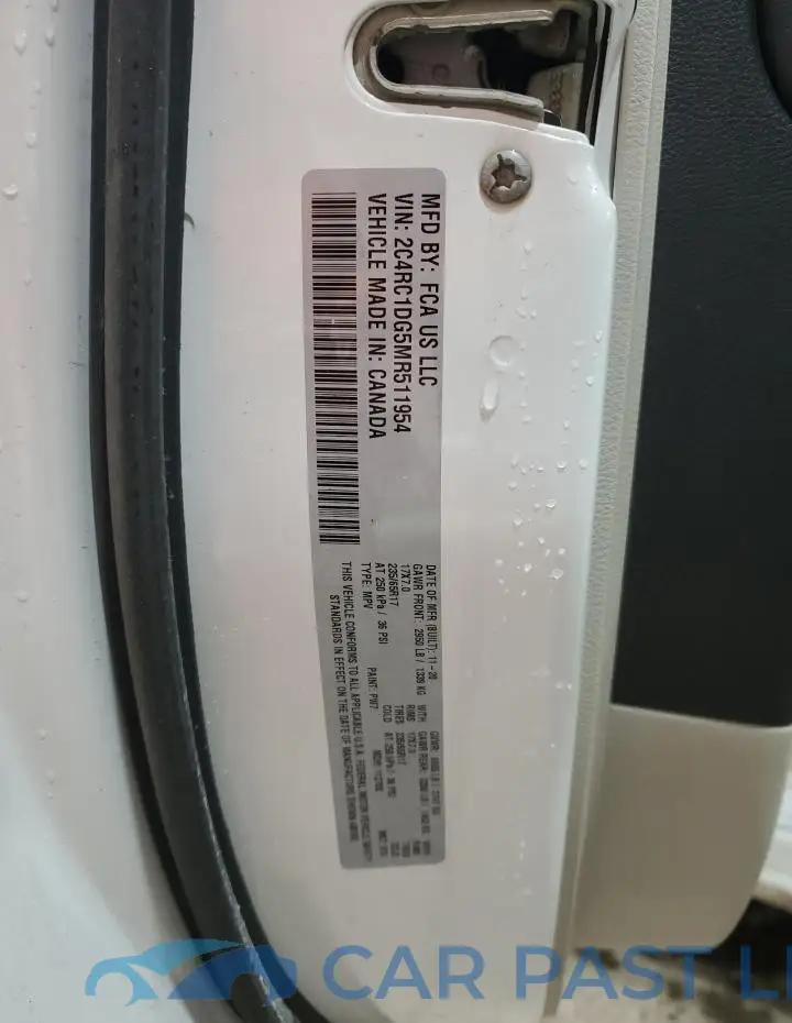2C4RC1DG5MR511954# 13