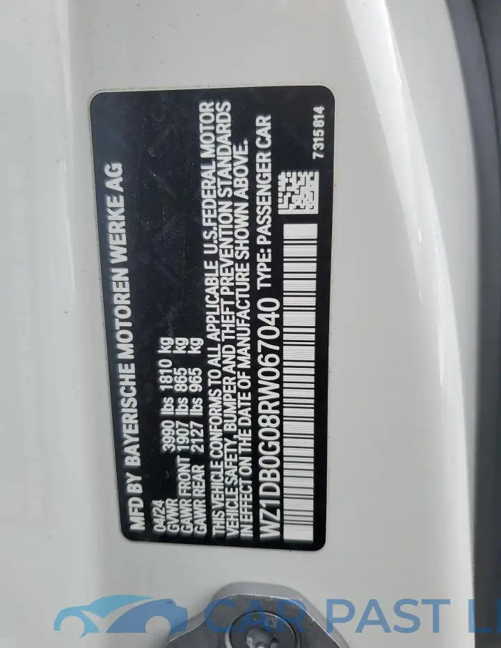 WZ1DB0G08RW067040# 12