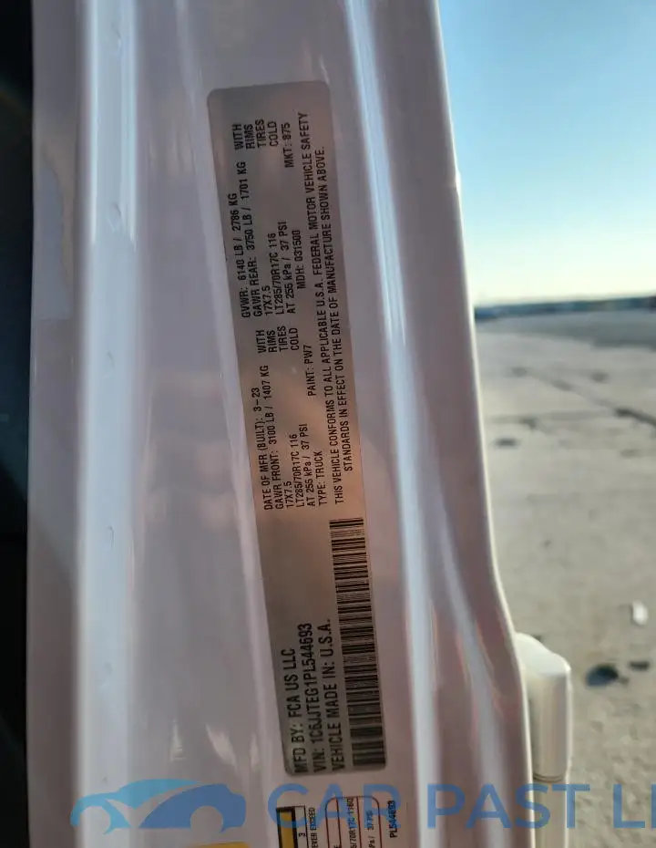 1C6JJTEG1PL544693# 13