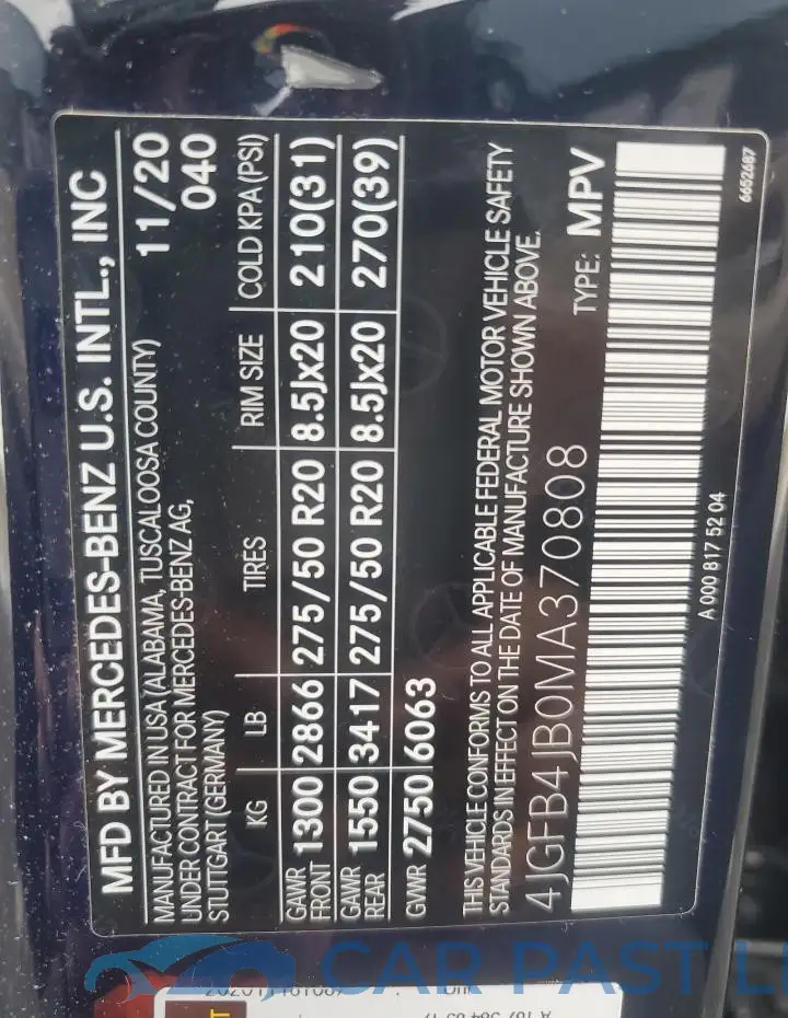 4JGFB4JB0MA370808# 13