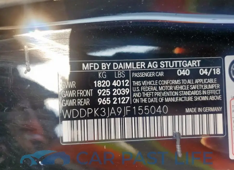 WDDPK3JA9JF155040# 13