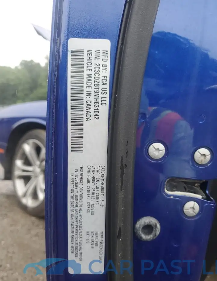 2C3CDZBT9MH631042# 12
