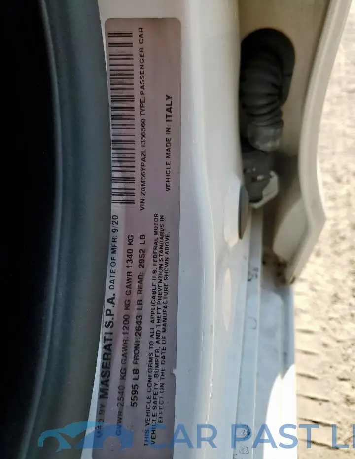 ZAM56YPA2L1356560# 12