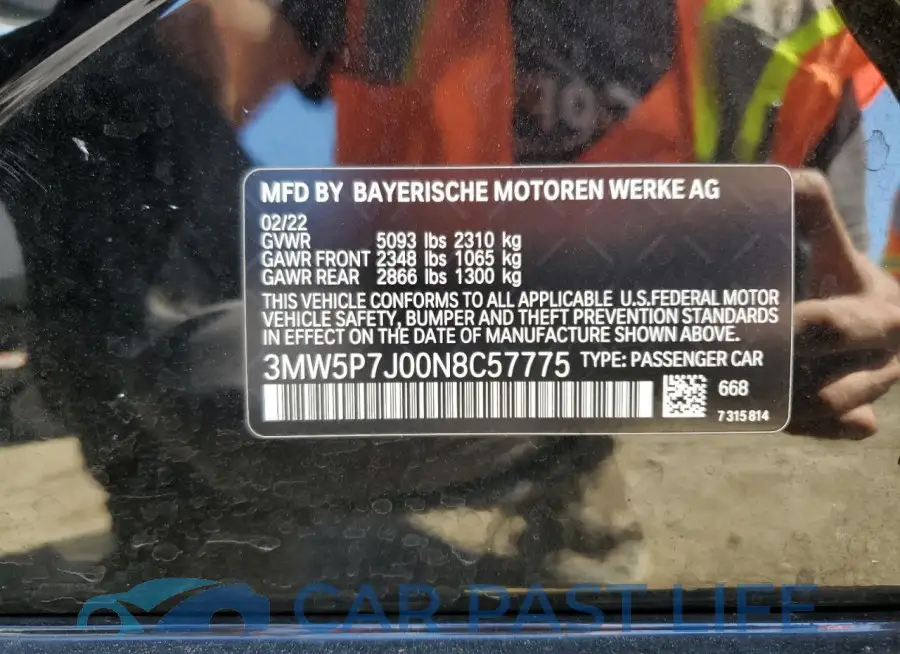3MW5P7J00N8C57775# 12