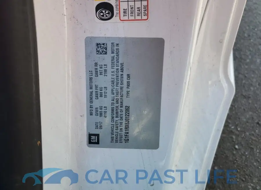 1G1FA1RX6J0122062# 13