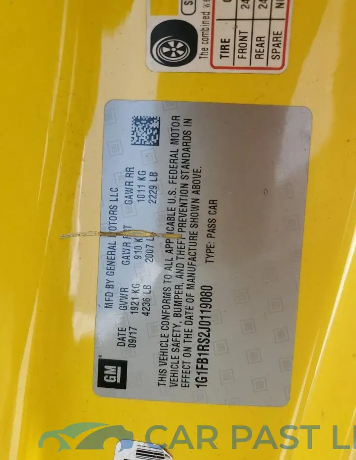 1G1FB1RS2J0119080# 12