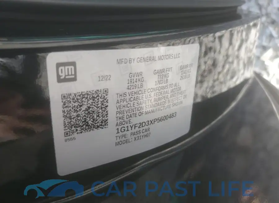 1G1YF2D3XP5600483# 13