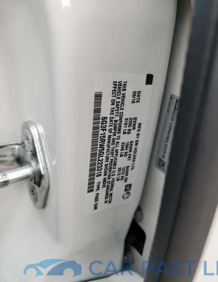 6G3F15RW5GL223318# 13