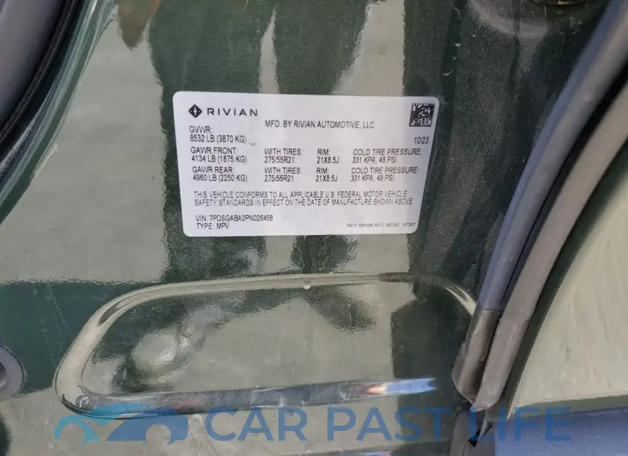 7PDSGABA2PN026458# 13