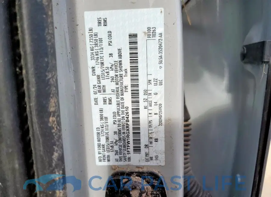 1FTFW1RGXRFB42610# 13