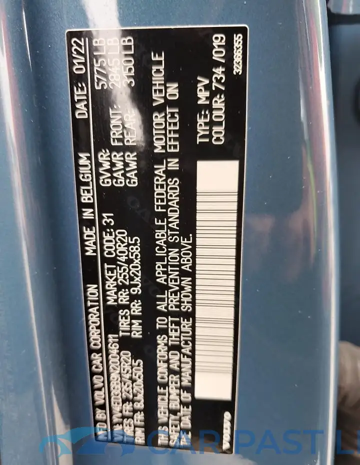 YV4ED3GB9N2004611# 13