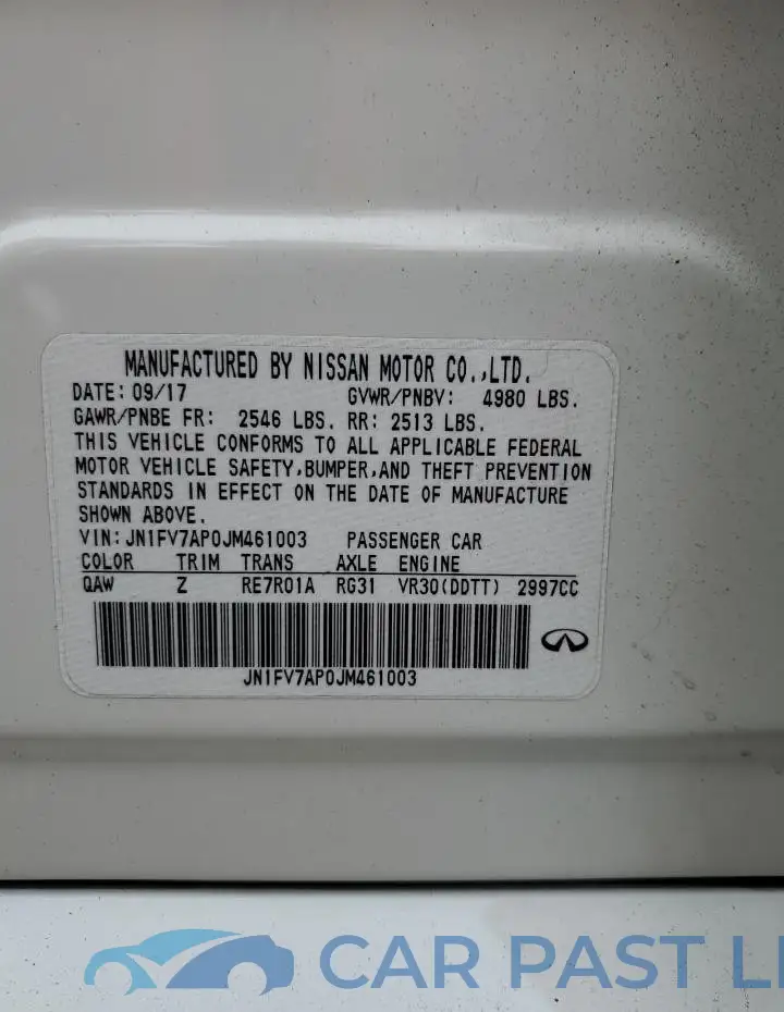 JN1FV7AP0JM461003# 12