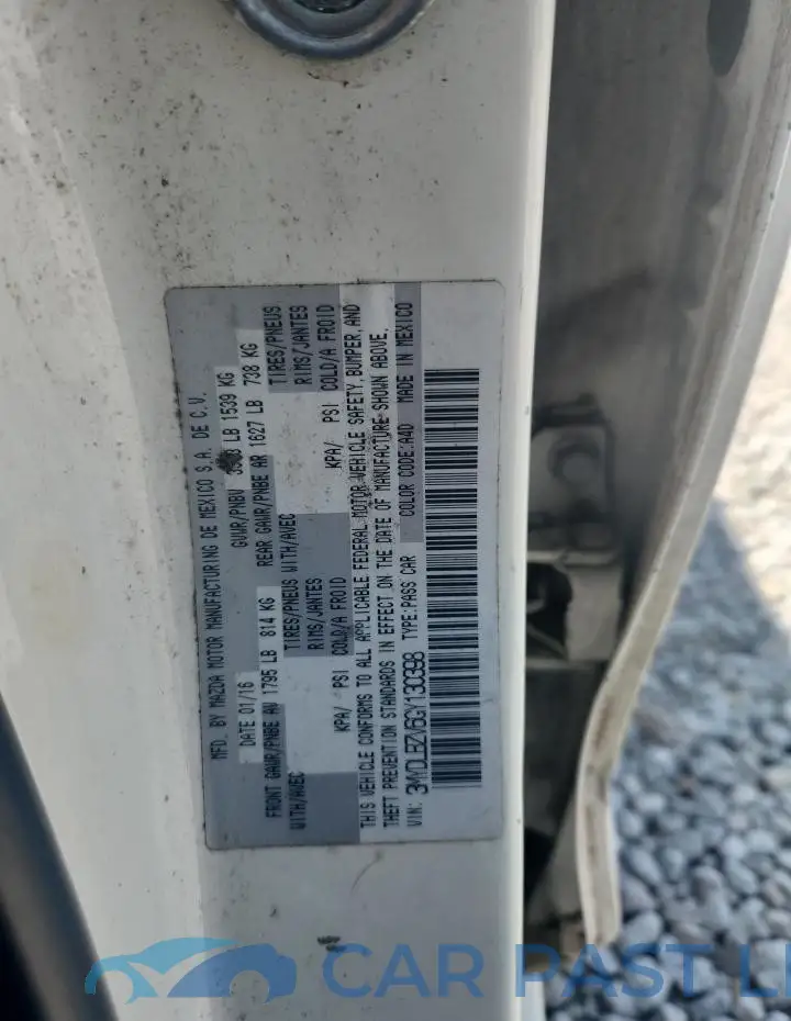3MYDLBZV6GY130398# 12