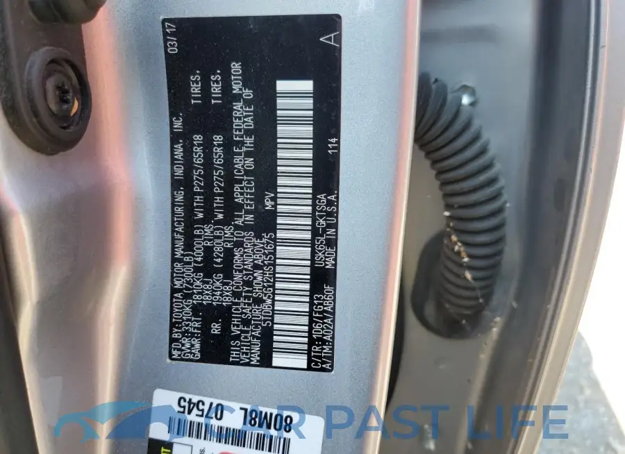 5TDBW5G12HS151675# 13